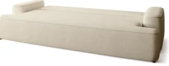Kanapy I Sofy|Meble Młodzieżowe>BROMARKT Kremowa sofa z funkcją spania i poduchami do salonu CARMELLO