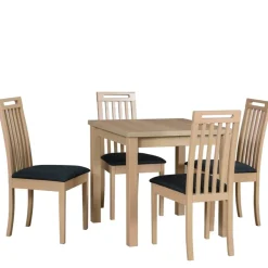 Krzesła Drewniane|Krzesła>DREWMIX Krzesło drewniane do jadalni GROTTO tapicerowane siedzisko