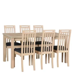 Krzesła Drewniane|Krzesła></noscript>DREWMIX Krzesło drewniane do jadalni GROTTO tapicerowane siedzisko