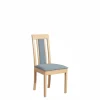 Krzesła Drewniane|Krzesła>DREWMIX Krzesło tapicerowane do jadalni GROTTO dąb sonoma