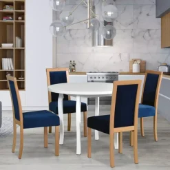 Krzesła Drewniane|Krzesła>DREWMIX Krzesło tapicerowane do jadalni GROTTO