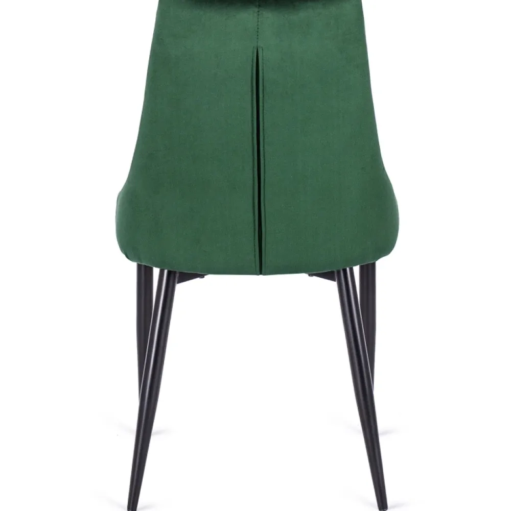 Krzesła Tapicerowane|Krzesła>MEBEL ELITE Krzesło tapicerowane do jadalni zielone welurowe CORIO Odcienie zielonego