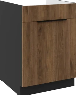 Meble Kuchenne>Lempert Kuchenna szafka pod zlewozmywak 60 cm MARGARET orzech okapi