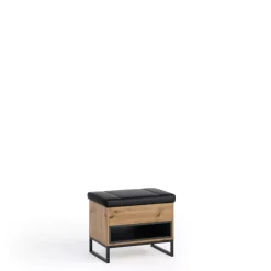 Pufy|Zestawy Mebli Młodzieżowych>GiB Meble Kuferek na metalowych nogach dąb artisan OLI