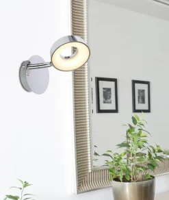 Oświetlenie Przedpokoju|Oświetlenie Sypialni>Candellux Lighting Lampa ścienna Isla led 3000K