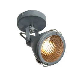 Oświetlenie Przedpokoju|Oświetlenie Sypialni>Candellux Lighting Lampa ścienna kinkiet Crodo E14 szary