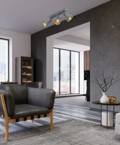 Oświetlenie Przedpokoju|Oświetlenie Sypialni>Candellux Lighting Lampa Ścienna Crodo Listwa E14 Szary