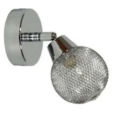 Oświetlenie Przedpokoju|Oświetlenie Sypialni>Candellux Lighting LAMPA ŚCIENNA KINKIET NOVEL G9 CHROM