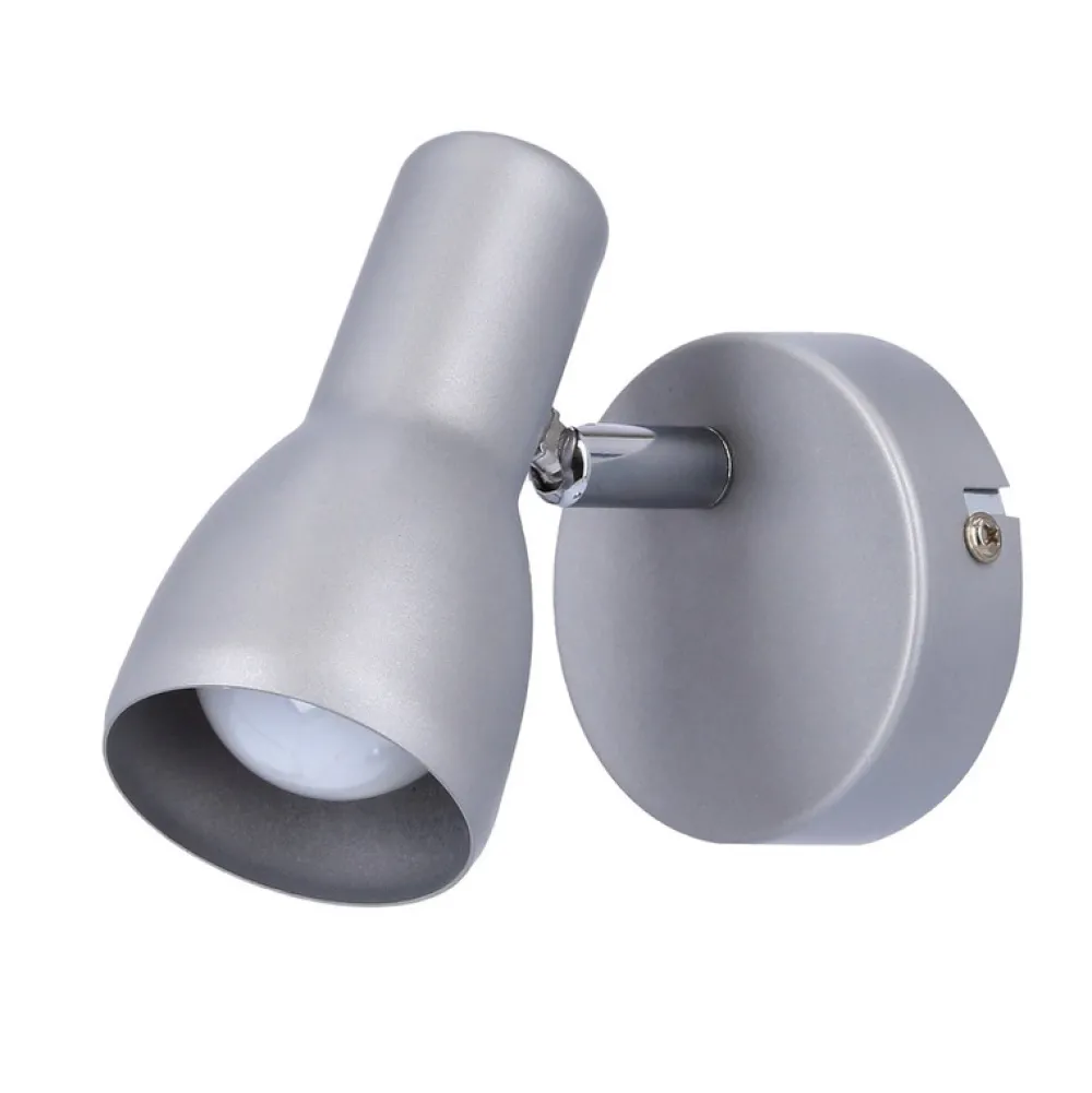 Oświetlenie Pokoju Dziecięcego|Oświetlenie Sypialni>Candellux Lighting Lampa ścienna kinkiet Picardo E14 szary srebrny