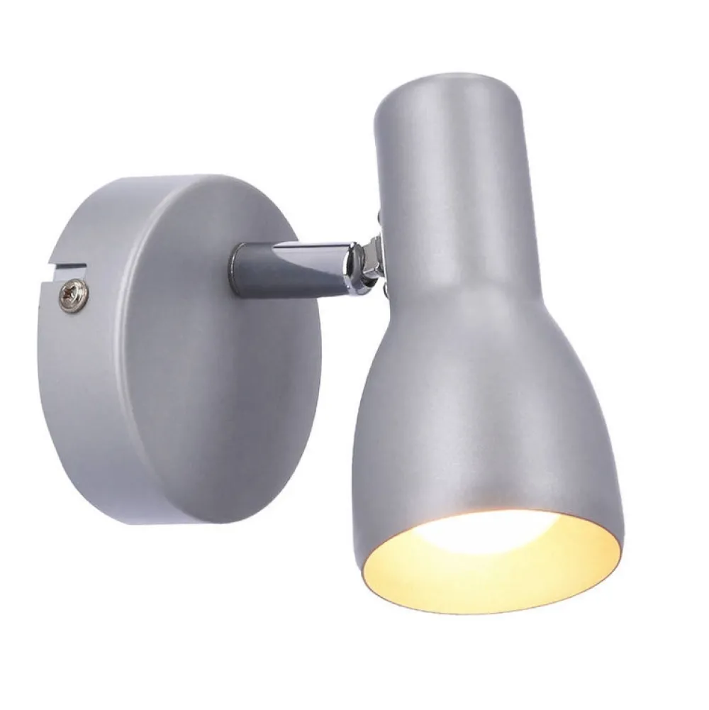 Oświetlenie Pokoju Dziecięcego|Oświetlenie Sypialni>Candellux Lighting Lampa ścienna kinkiet Picardo E14 szary srebrny