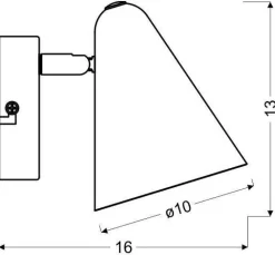 Oświetlenie Pokoju Dziecięcego|Kinkiety>Candellux Lighting Lampa ścienna kinkiet szary mat 1X40W E14 AMOR