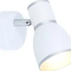 Oświetlenie Przedpokoju|Oświetlenie Sypialni>Candellux Lighting Lampa ścienna kinkiet 1xE14 biały+chrom FIDO