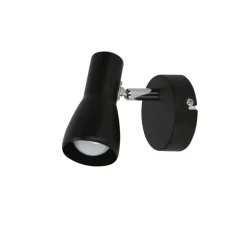 Oświetlenie Pokoju Dziecięcego|Oświetlenie Sypialni>Candellux Lighting Lampa ścienna kinkiet 1X40W E14 czarny matowy PICARDO