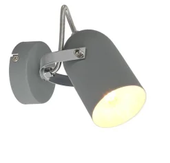 Oświetlenie Pokoju Dziecięcego|Oświetlenie Salonu>Candellux Lighting Lampa ścienna kinkiet 1X40W E14 szary GRAY