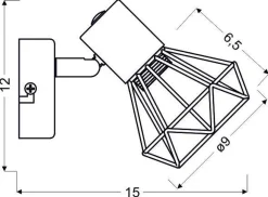 Oświetlenie Pokoju Dziecięcego|Oświetlenie Przedpokoju></noscript>Candellux Lighting Lampa ścienna kinkiet 1X40W E14 biały abażur chrom VERVE