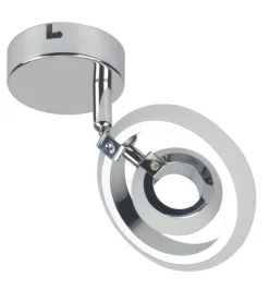 Oświetlenie Przedpokoju|Oświetlenie Sypialni>Candellux Lighting Lampa ścienna kinkiet 1X6W LED chrom 3000K CELT