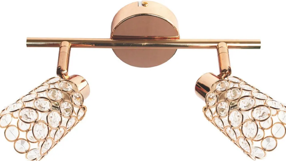 Oświetlenie Przedpokoju|Oświetlenie Jadalni>Candellux Lighting Lampa ścienna listwa 2xG9 mosiądz YORKY