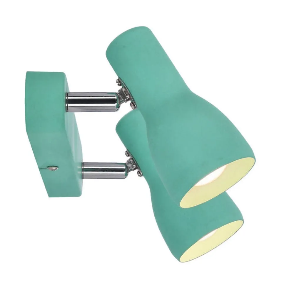 Oświetlenie Pokoju Dziecięcego|Oświetlenie Sypialni>Candellux Lighting Lampa ścienna listwa 2X40W E14 miętowy PICARDO