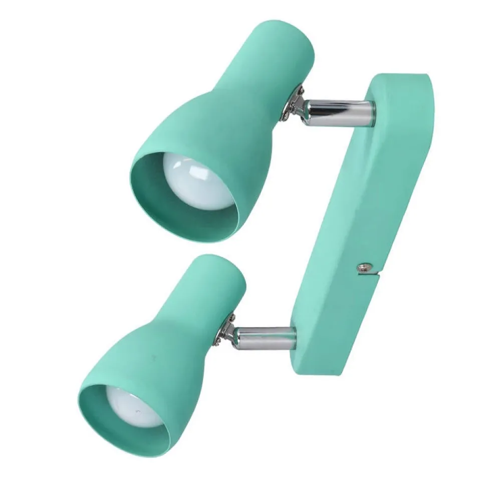 Oświetlenie Pokoju Dziecięcego|Oświetlenie Sypialni>Candellux Lighting Lampa ścienna listwa 2X40W E14 miętowy PICARDO