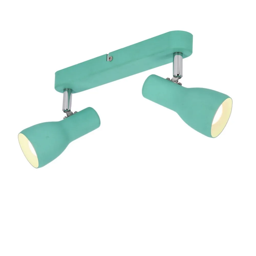 Oświetlenie Pokoju Dziecięcego|Oświetlenie Sypialni>Candellux Lighting Lampa ścienna listwa 2X40W E14 miętowy PICARDO