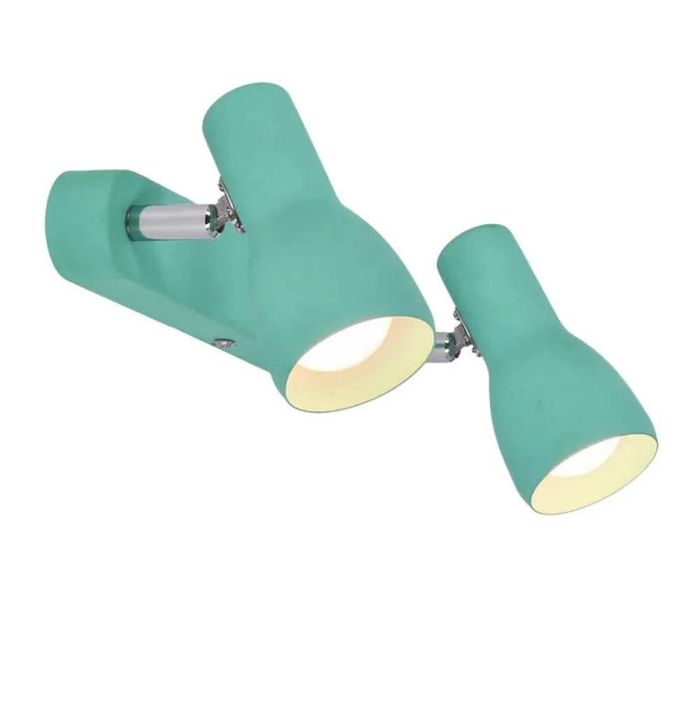 Oświetlenie Pokoju Dziecięcego|Oświetlenie Sypialni>Candellux Lighting Lampa ścienna listwa 2X40W E14 miętowy PICARDO