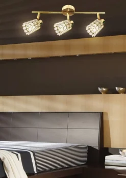 Oświetlenie Przedpokoju|Oświetlenie Jadalni></noscript>Candellux Lighting Lampa ścienna listwa 3X40W G9 mosiądz YORKY