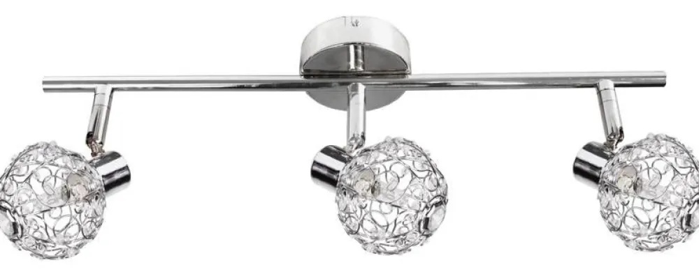 Oświetlenie Przedpokoju|Oświetlenie Jadalni>Candellux Lighting Lampa ścienna listwa 3X40W G9 chrom COLLAR