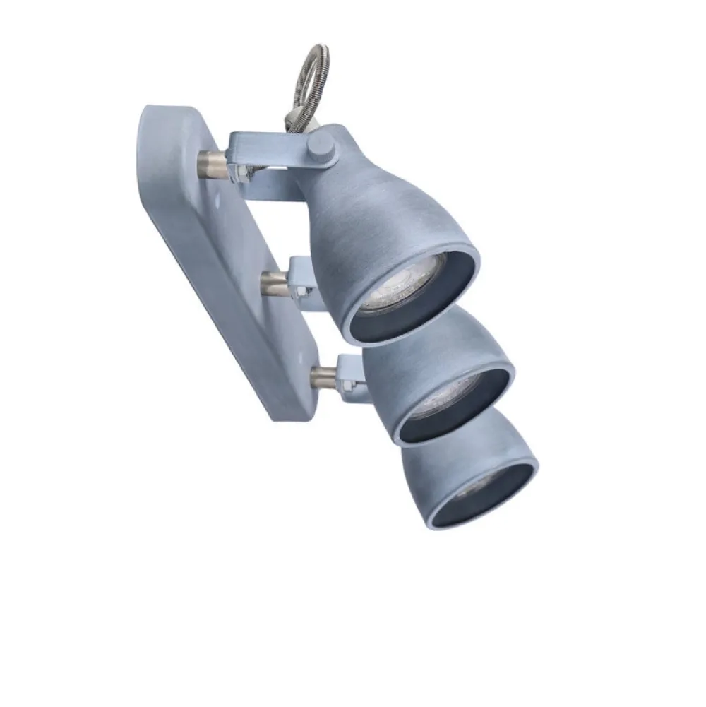 Oświetlenie Przedpokoju|Oświetlenie Jadalni>Candellux Lighting Lampa ścienna listwa 3X40W GU10 szary mat ASH