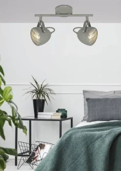 Oświetlenie Przedpokoju|Oświetlenie Jadalni>Candellux Lighting Lampa ścienna listwa 2X50W GU10 betonowy szary PENT