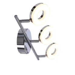 Oświetlenie Przedpokoju|Oświetlenie Jadalni></noscript>Candellux Lighting Lampa ścienna listwa 3X5W LED chrom THEMA