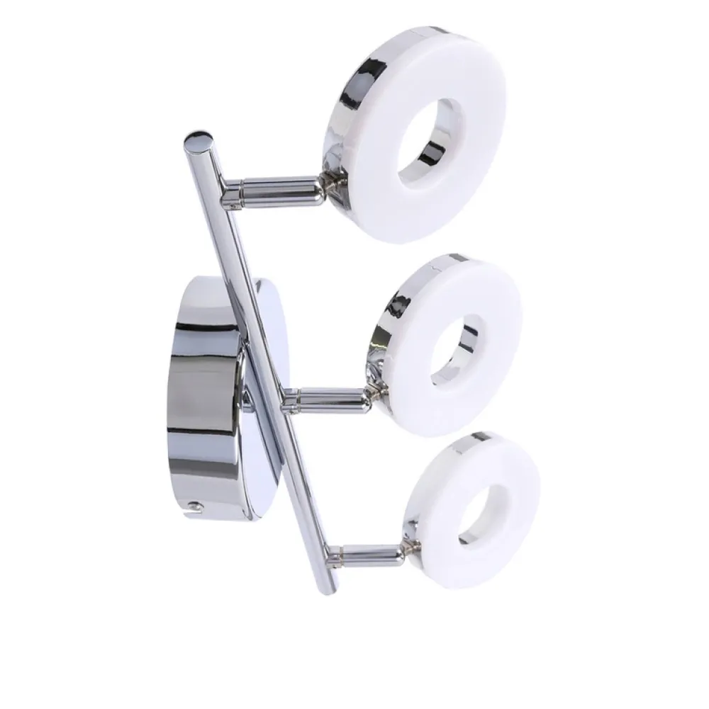 Oświetlenie Przedpokoju|Oświetlenie Jadalni>Candellux Lighting Lampa ścienna listwa 3X5W LED chrom THEMA