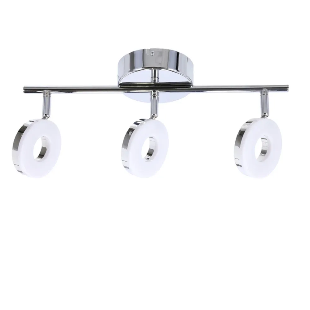 Oświetlenie Przedpokoju|Oświetlenie Jadalni>Candellux Lighting Lampa ścienna listwa 3X5W LED chrom THEMA