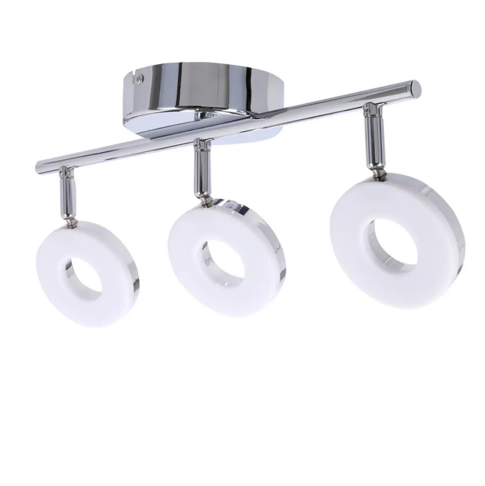 Oświetlenie Przedpokoju|Oświetlenie Jadalni>Candellux Lighting Lampa ścienna listwa 3X5W LED chrom THEMA