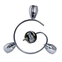 Oświetlenie Przedpokoju|Oświetlenie Jadalni></noscript>Candellux Lighting Lampa ścienna spirala 3X10W E14 LED chrom MILTON