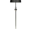 Oświetlenie Jadalni|Oświetlenie Sypialni>Candellux Lighting Lampa podłogowa czarna Gillenia nitkowy abażur 1xE27