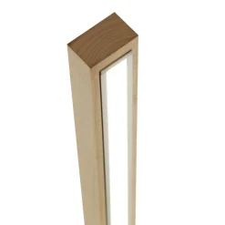 Oświetlenie Jadalni|Oświetlenie Salonu>alset Lampa podłogowa LED stojąca 120cm drewno naturalne