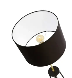 Oświetlenie Jadalni|Oświetlenie Sypialni></noscript>Candellux Lighting Lampa podłogowa Tegola matowa czarno-złota