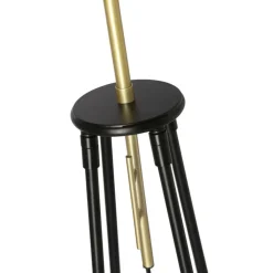 Oświetlenie Jadalni|Oświetlenie Sypialni></noscript>Candellux Lighting Lampa podłogowa Tegola matowa czarno-złota