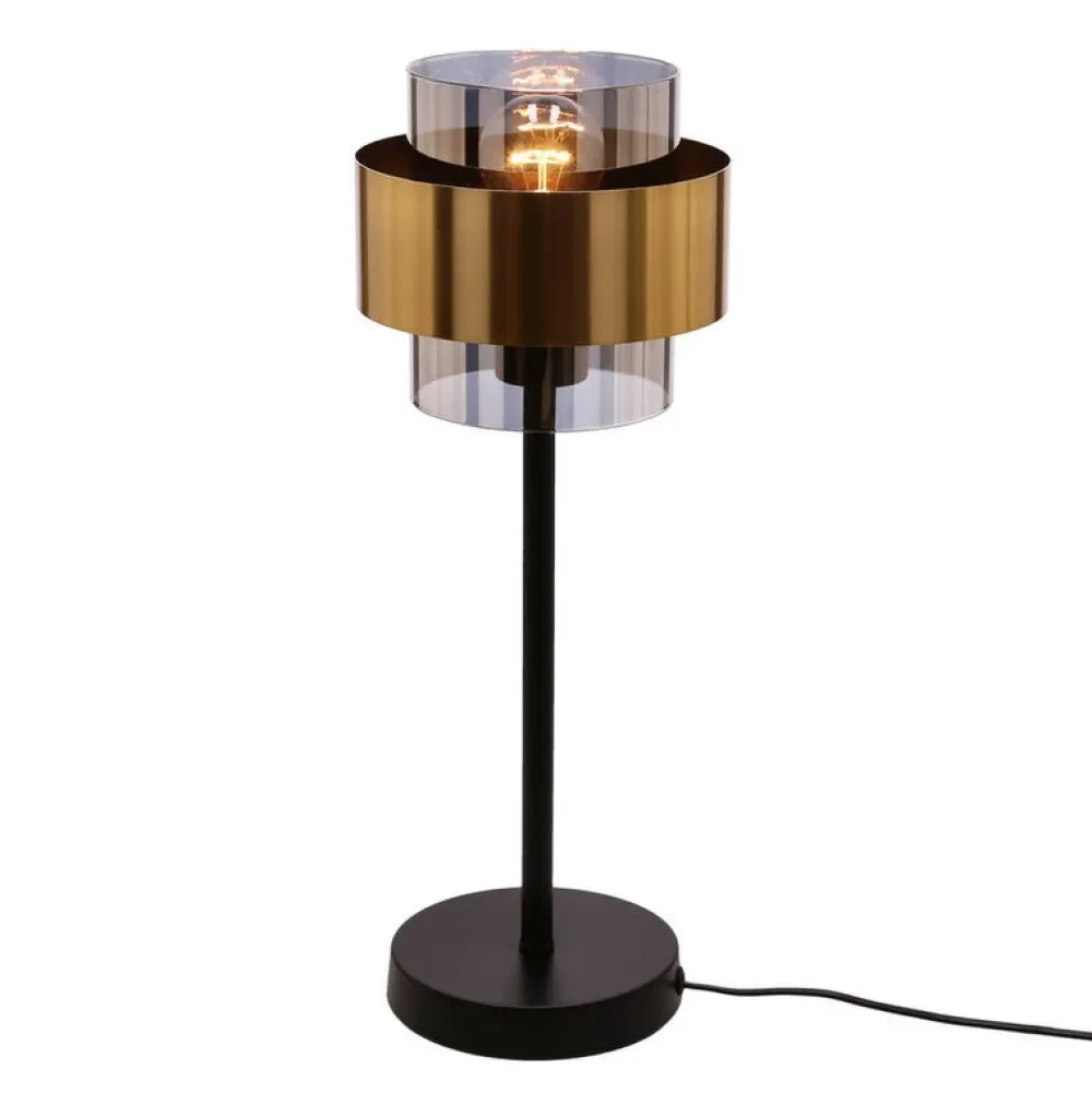 Oświetlenie Jadalni|Oświetlenie Sypialni>Candellux Lighting Lampa stołowa glamour Spiega E14 40W