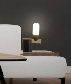 Oświetlenie Jadalni|Oświetlenie Salonu>Ledea Lampa stołowa LED czarna Sakai