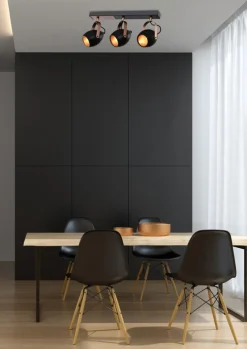 Oświetlenie Przedpokoju|Oświetlenie Jadalni>Candellux Lighting Lampa sufitowa Anica regulowana trzypunktowa 3xE14