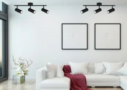 Oświetlenie Przedpokoju|Oświetlenie Jadalni></noscript>Candellux Lighting Lampa sufitowa Colly czarna spot 3xGU10