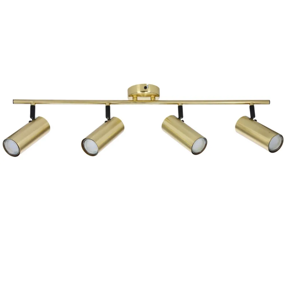 Lampy Sufitowe|Oświetlenie Przedpokoju>Candellux Lighting Lampa sufitowa Colly listwa czteropunktowa 4x15W