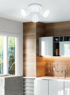 Lampy Wiszące|Oświetlenie Przedpokoju>Candellux Lighting Lampa sufitowa Coty 3xE14 biały matowy