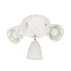 Lampy Wiszące|Oświetlenie Przedpokoju></noscript>Candellux Lighting Lampa sufitowa Coty 3xE14 biały matowy