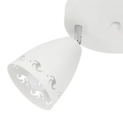 Lampy Wiszące|Oświetlenie Przedpokoju></noscript>Candellux Lighting Lampa sufitowa Coty 3xE14 biały matowy