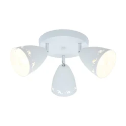 Lampy Wiszące|Oświetlenie Przedpokoju></noscript>Candellux Lighting Lampa sufitowa Coty 3xE14 biały matowy