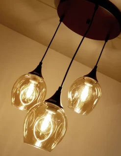 Oświetlenie Jadalni|Oświetlenie Sypialni></noscript>Candellux Lighting Lampa sufitowa czarno brązowa talerz 3xE27 Aspa