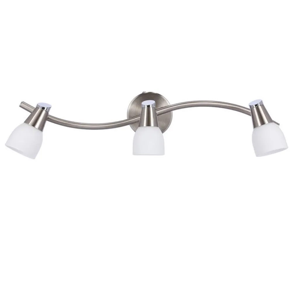 Oświetlenie Pokoju Dziecięcego|Oświetlenie Przedpokoju>Candellux Lighting Lampa sufitowa do sypialni SELIA listwa 3xG9 40W chrom biały