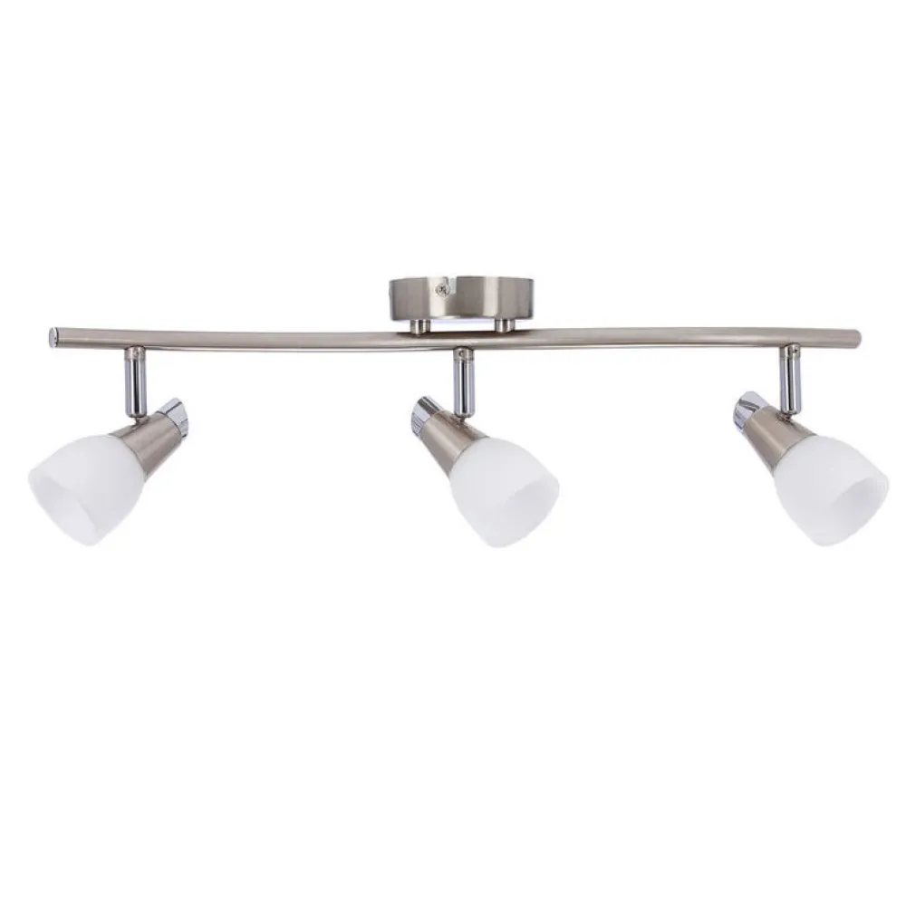 Oświetlenie Pokoju Dziecięcego|Oświetlenie Przedpokoju>Candellux Lighting Lampa sufitowa do sypialni SELIA listwa 3xG9 40W chrom biały